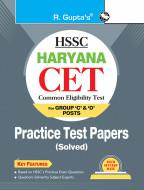 HSSC : Haryana CET (Group C & D Posts) Practice Test Papers (Solved)