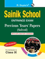 Sainik School (Class IX) Previous Years' Papers with Answers