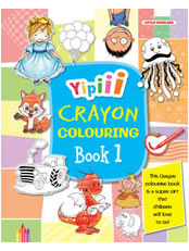 Yipiii Crayon Colouring Book 1